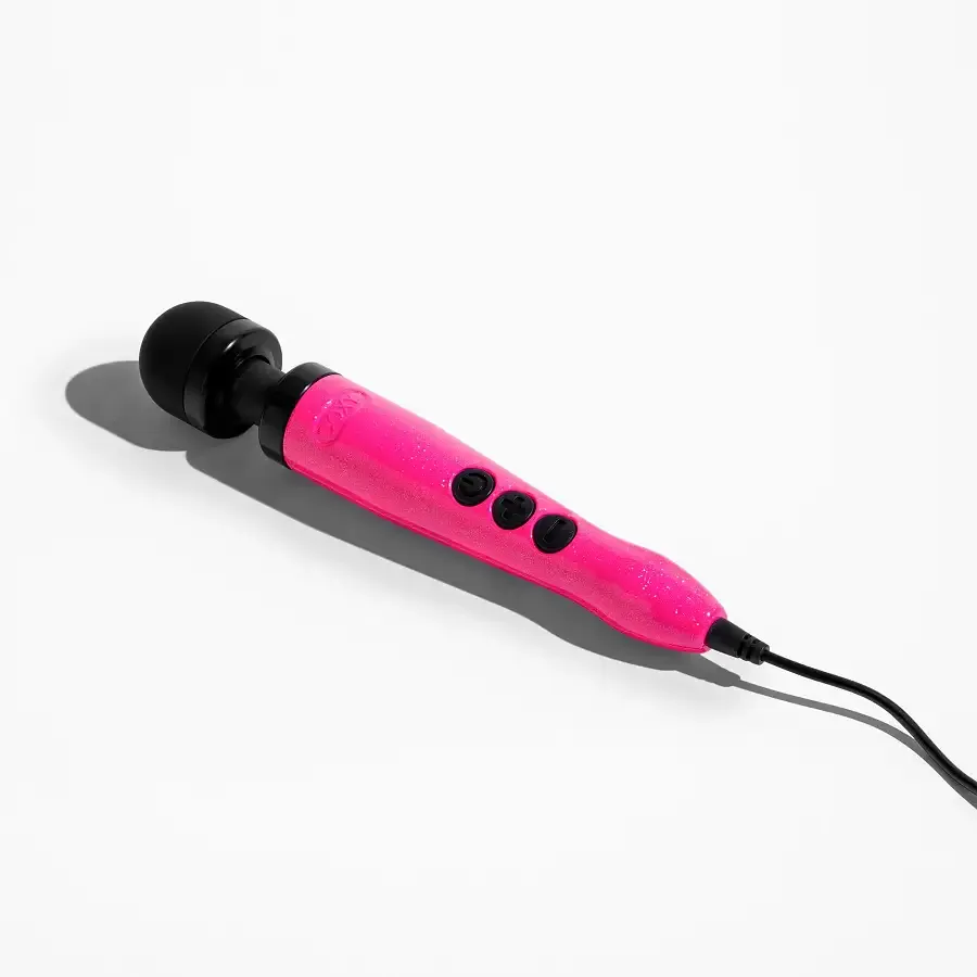 Вібромасажер DOXY Die Cast 3 Hot Pink, дуже потужний, живлення 220В, металевий корпус Львів - фото 1