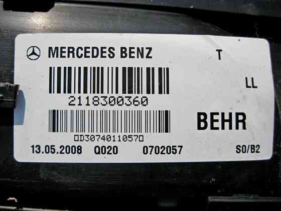 Mercedes-Benz  A2118300360 Корпус обігрівача печі E-Class W211 CLS C219 Одеса