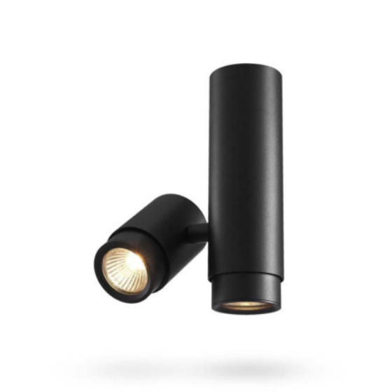 LED Світильник накладний під лампу GU10 поворотній подвійний чорний VL-SPF07-B Videx Житомир