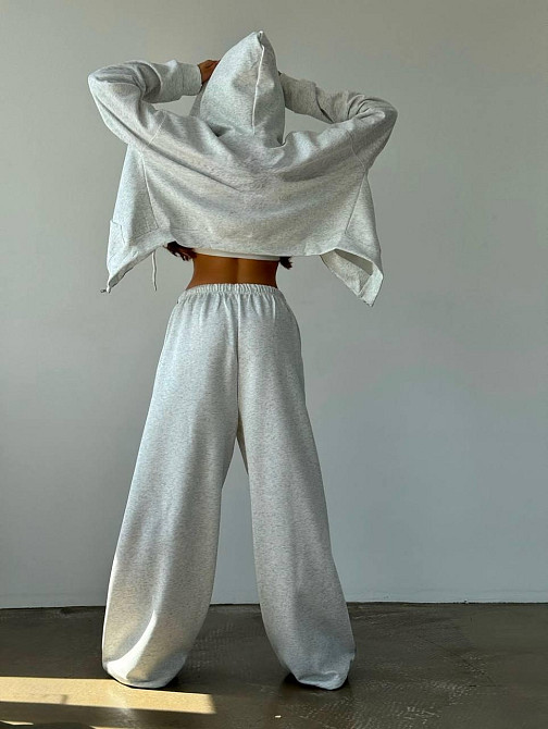 Женский прогулочный костюм двойка: кофта и штаны двунить Одесса - изображение 4