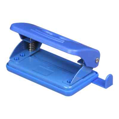 Діркопробивач Buromax пластиковий, до 10 аркушів, 120 х 58 х 59 мм, синій (BM.4015-02) Вінниця