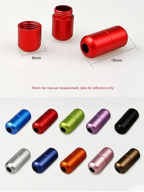 Застібка для шнурків  металева 2 шт. Коричневий Смела - изображение 2