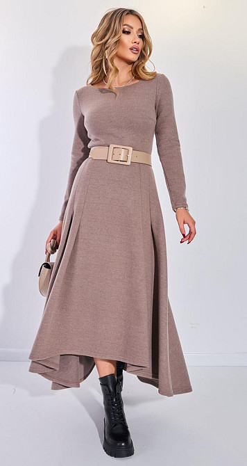 Стильное тёплое платье (42) Киев - изображение 1