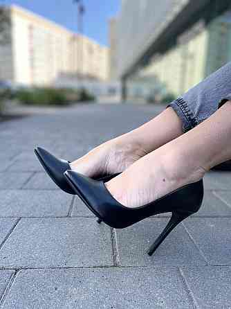 Kamengsi Туфлі жіночі Kamengsi чорні еко-шкіра каблук 11см розміри 36-39 (5232) Коломия