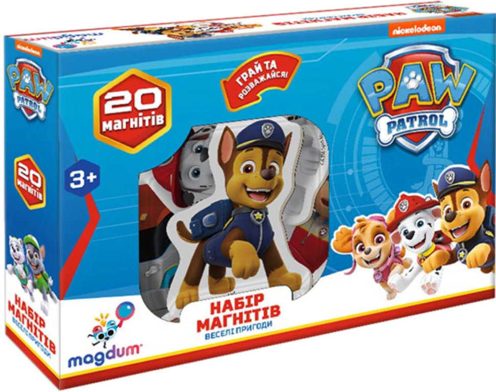 Детский набор магнитов Щенячий патруль 