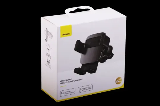 Подставка под телефон на обдув на шарнире Baseus Cube Gravity Винница