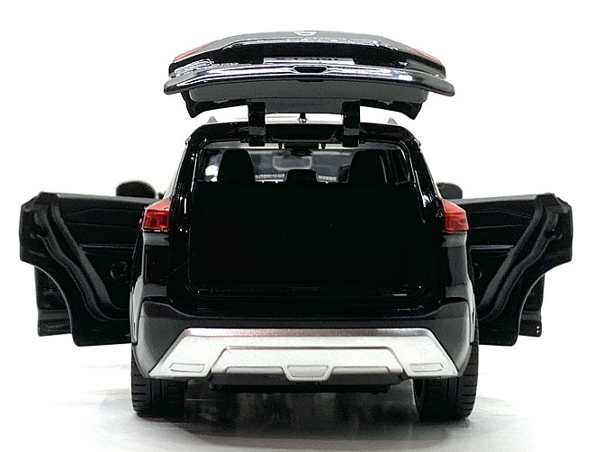 Машина TK Union Group Nissan x trail металопластик 1:32 звук світло інерція Чорна (ТК-10415) Чернігів - фото 9