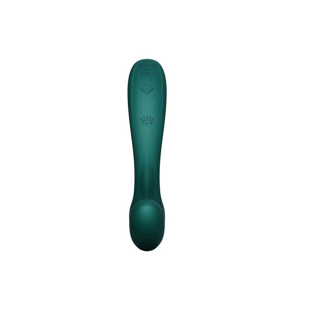 Вібратор-пульсатор з вакуумною насадкою Zalo – Talis G-Spot PulseWave Vibrator Turquoise Green Sex Aura Київ - фото 3