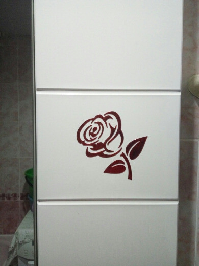 Наклейка Роза Красная выпуклая на авто Киев - изображение 8