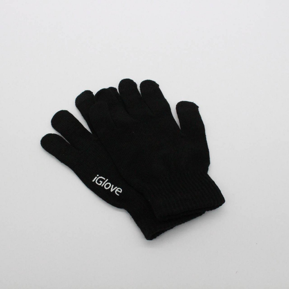 Рукавички для сенсорних екранів iGloves, унісекс, Чорні / Сенсорні зимові рукавички для смартфона Київ - фото 9