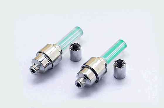 Ніпель колеса велосипеда (стайлінговий, прямий, світиться) (mod:JY-503C-11) Мукачево