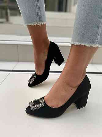 Bashili Туфлі жіночі BASHILI 21937-1 чорні (весна-осінь, еко-замша) (4746) 36 Коломия