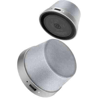 Акустическая система Promate Punch 3 Вт Silver (punch.silver) Винница