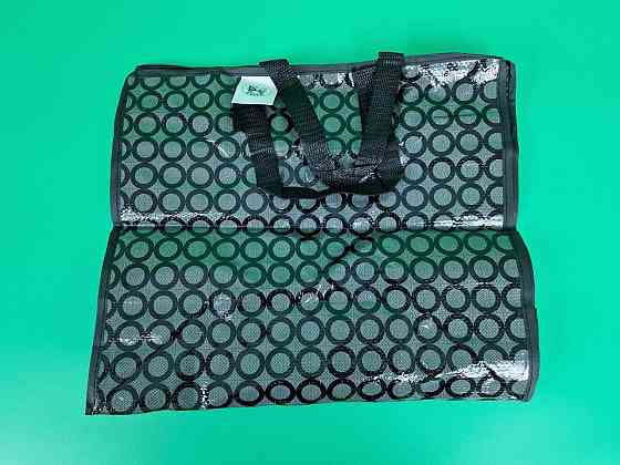 Сумка господарська, поліпропіленова, з кольоровим малюнком No4 Шахи+круги (54x46x25) (1 шт.) Харків