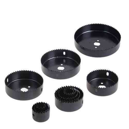 Набір корончастих фрез по дереву 16 предм (19,22,28,32,38,44,54,64,76,89,102,127мм) Alloid Одеса