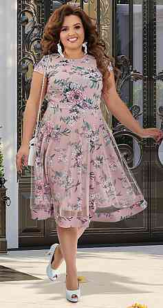 Красивое платье с двойной юбкой (48) Киев