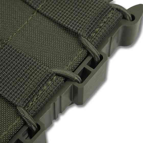 Открытый тактический подсумок под 1 магазин Militex Khaki. Открытый одинарный подсумок для магазинов Киев