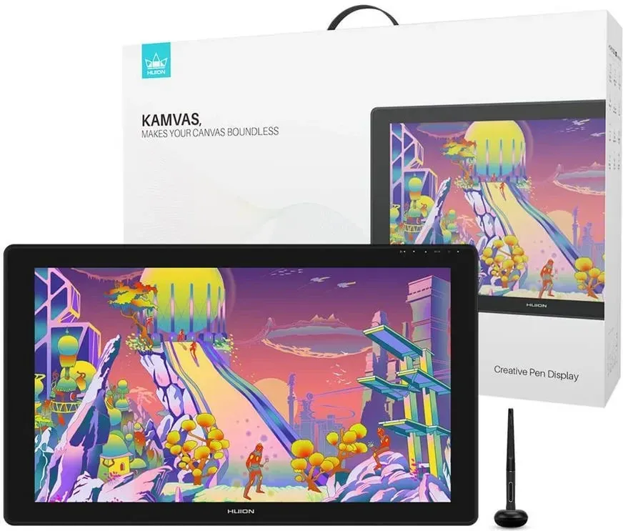 Графический планшет Huion Kamvas 24 ПЛЮС QHD (GS2402) Киев - изображение 1