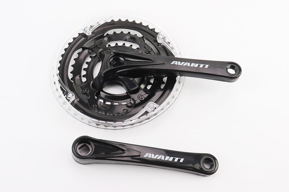 Шатуни "квадрат" 170мм, 48.38.28T MTB, чорні GS-P323 Київ - фото 1