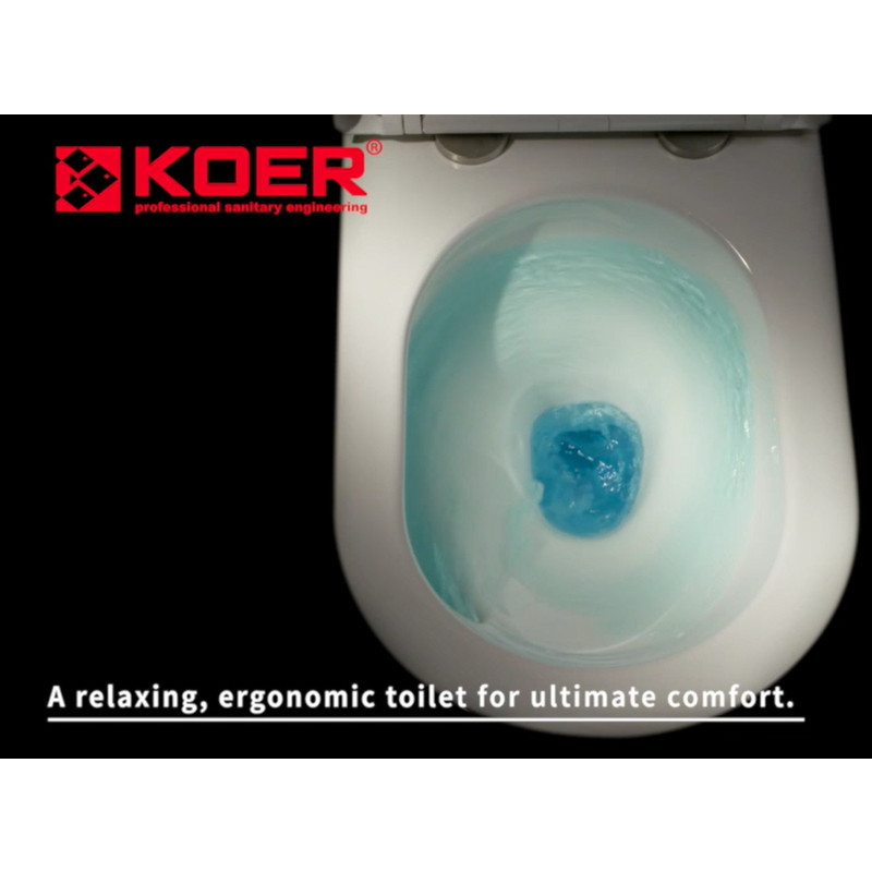 Унитаз подвесной эргономичный Koer TT-0102-T3 520x360x360mm система смыва TORNADO 3.0 (KR5616) Киев - изображение 9