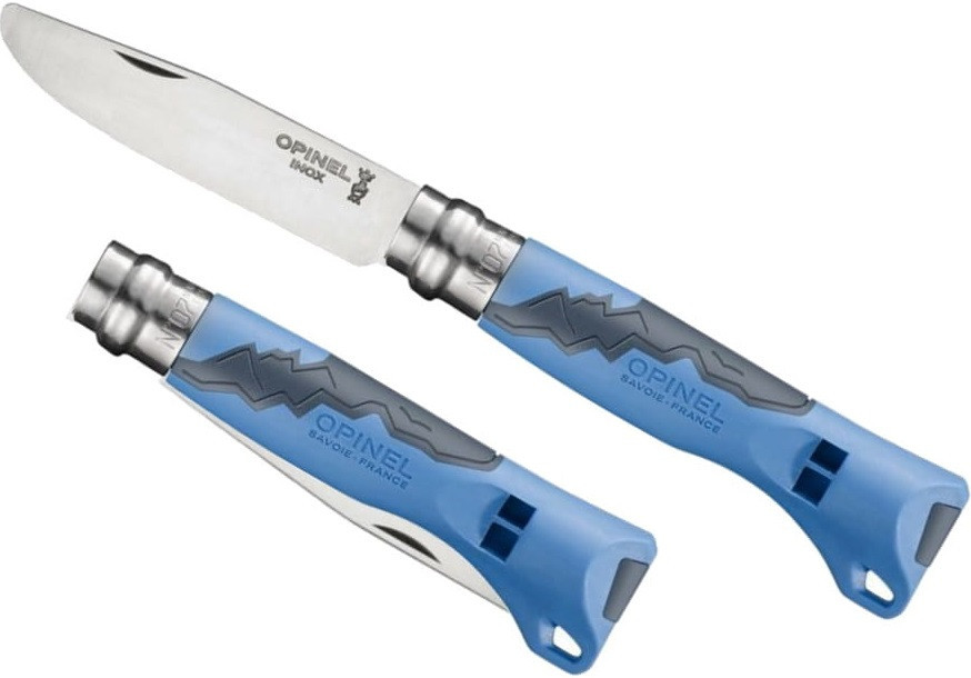 Універсальний Складаний Ніж для дітей зі свистком Opinel No.7 "Outdoor Junior" (001898) Нержавіюча сталь Нововолинськ - фото 2