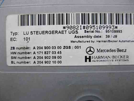 Mercedes-Benz  A2049000300 Мультимедійний інтерфейс GL X164 C-Class W204 CLS C219 CLC C203 S-Class W221 E-Class W212 Одесса