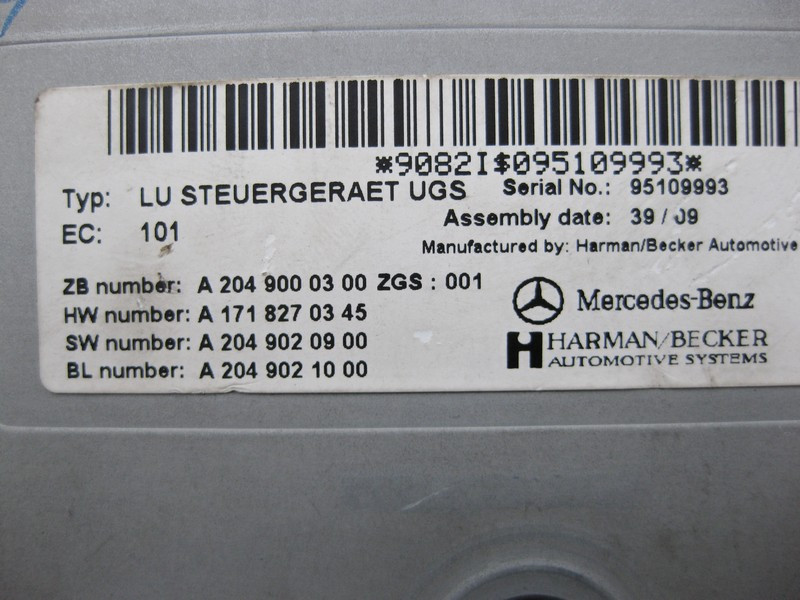 Mercedes-Benz  A2049000300 Мультимедійний інтерфейс GL X164 C-Class W204 CLS C219 CLC C203 S-Class W221 E-Class W212 Одесса - изображение 4