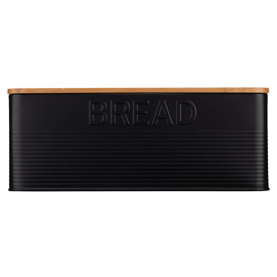 Хлебница Ardesto Midori 33х18х12см, метал, бамбук, чорний (AR0912BB) Винница - изображение 9