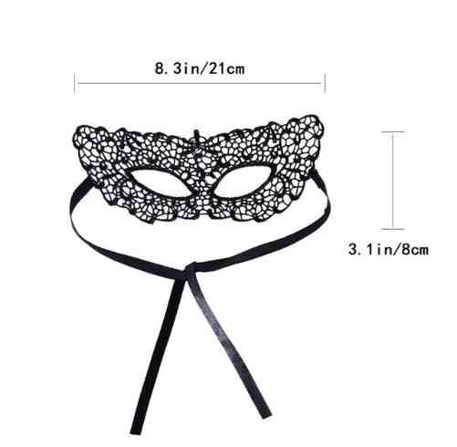 Маска на лице маскарадна one size чорний Київ