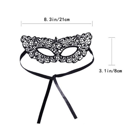 Маска на лице маскарадна one size чорний Київ - фото 5