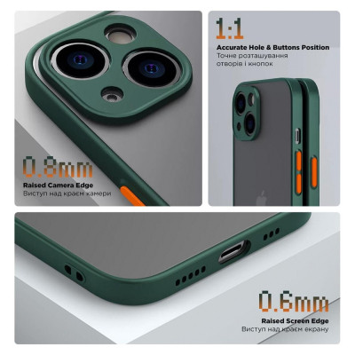 Чохол до мобільного телефона Armorstandart Frosted Matte Tecno Spark Go 2022 (KG5) Dark Green (ARM72396) Вінниця - фото 3