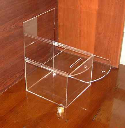 Ящик для пожертвований EKOSTAR 200х200х150/300мм Киев