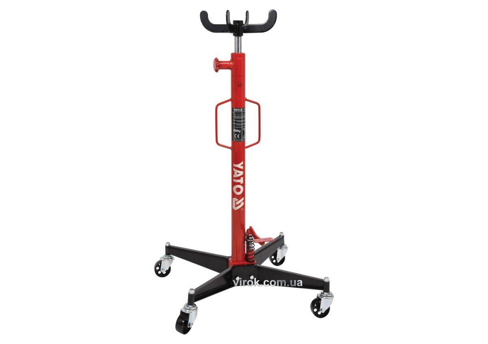 Підіймач коробок передач авто, гідравлічний YATO; навантаж.- 500 кг, h= 1140-1945 мм, на колесах [1] Одеса - фото 1