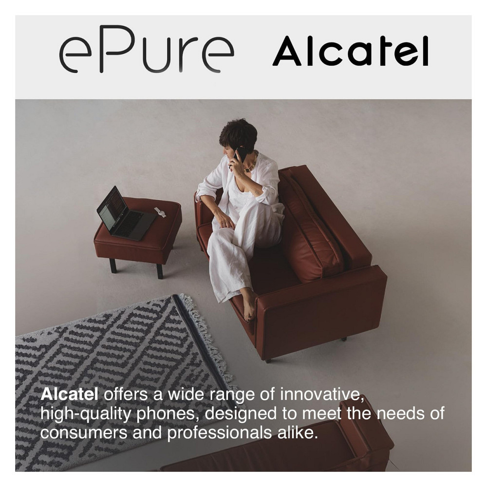 Бездротовий телефон DECT Alcatel ePure Premium з автовідповідачем 30 хв великий дисплей гучний звук чорний Київ - фото 3