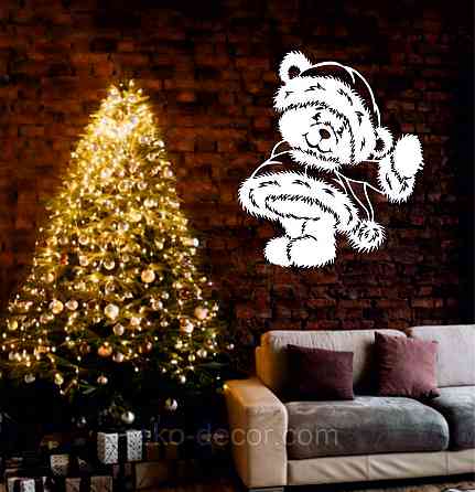 Декоративное настенное Панно «Новый год», Декор на стену 90*77 см Киев