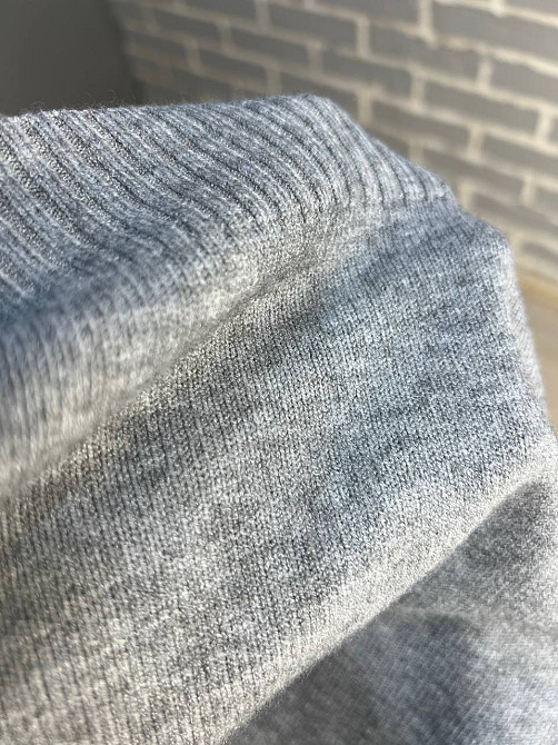 Сукня жіноча LES ETOILES CLAIRES 8178 светр оверсайз комір хомут one size, сірий, one size Київ - фото 8