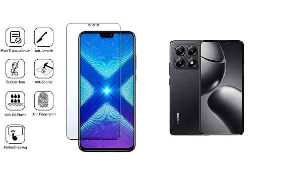 Захисне скло NeoGlass для Xiaomi 14T, Xiaomi 14T Pro – надпрозоре та стійке Київ