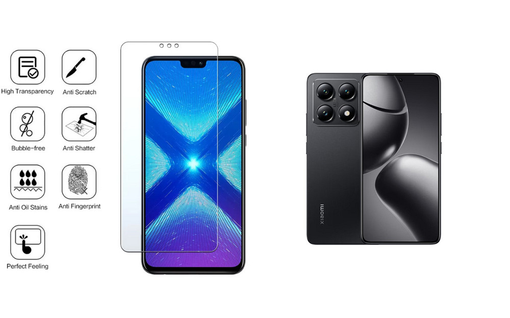 Захисне скло NeoGlass для Xiaomi 14T, Xiaomi 14T Pro – надпрозоре та стійке Київ - фото 4