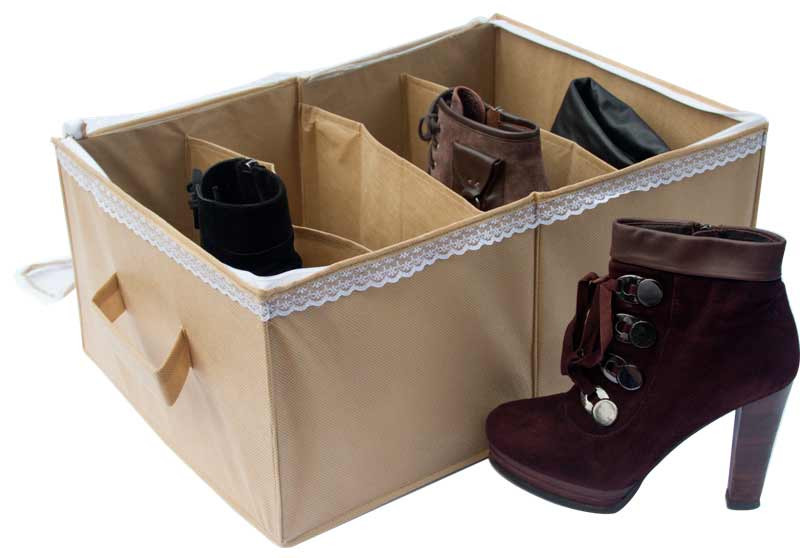 Органайзер для хранения демисезонной обуви на 4 пары Beg-O-4 (Бежевый) Сумы - изображение 1