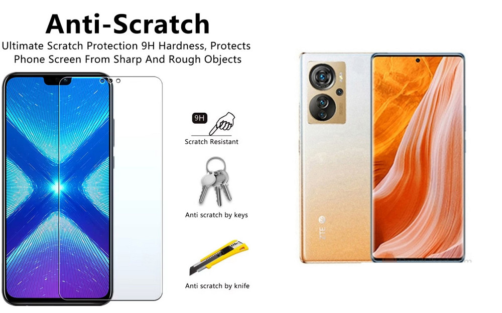 Защитное стекло NeoGlass для ZTE Axon 41 Pro – ультрапрозрачное и устойчивое Киев - изображение 1