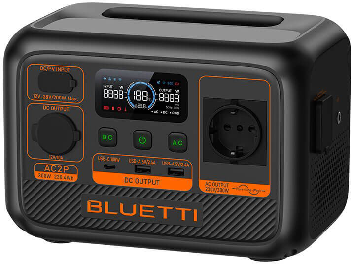 Зарядна станція Bluetti AC2P 300 Вт / 230.4 Вт| год (AC2P) Чернігів - фото 6