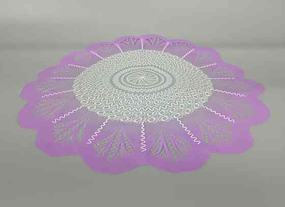 Серветка для квітів діаметром 50 см з рис, 100 шт No 333 (9) (100 шт.) Харків