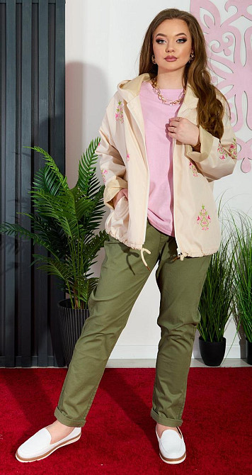 Стильна вітровка з вишивкою (46) Київ - фото 6