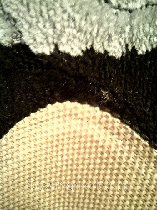 Набор ковриков для ванной черно-серый  производство Турция Харьков - изображение 4