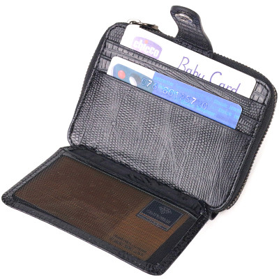 Портмоне Canpellini Из натуральной кожи Черное (21494) Винница - изображение 10