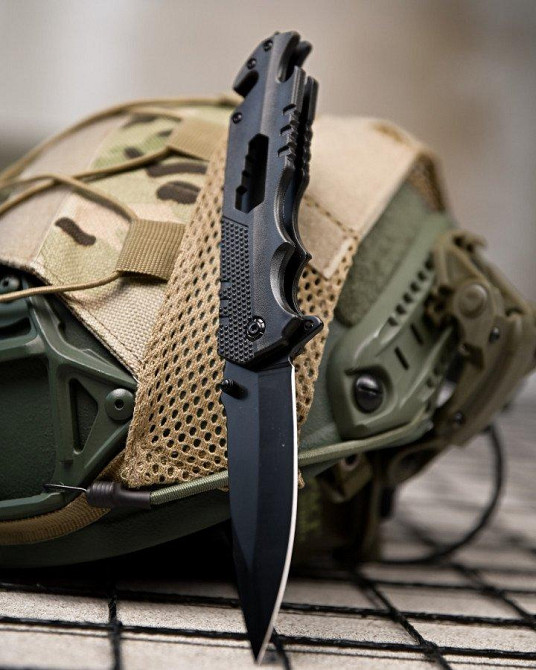 Ніж викидний total black РП7333 Одеса - фото 2