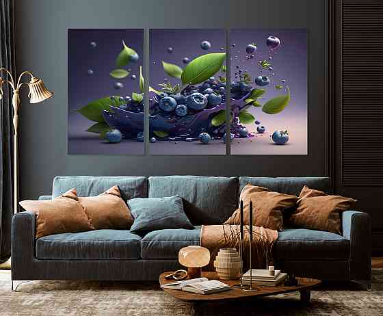 Модульна картина у вітальню/ спальню   Лохина        ART-159_3A Київ