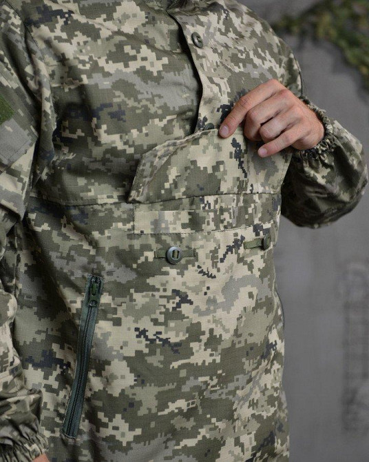 Тактическая куртка анорак animal   пиксель НП4880 Одесса - изображение 6