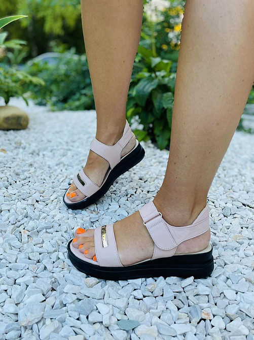 Kentro Босоніжки жіночі KENTO 3225/1 пудра (літо, шкіра натуральна) (3733) Коломия - фото 5