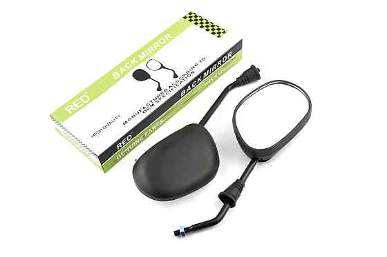 Дзеркала Active (овальні, чорні d-8mm, з фіксатором) RED Київ